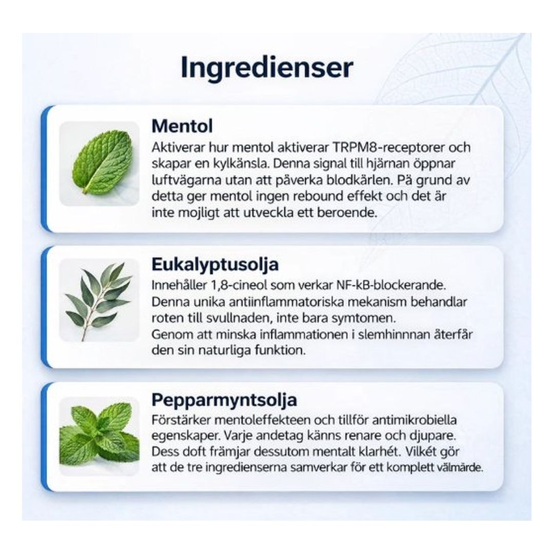 PureNose® - Andas fritt, naturligt